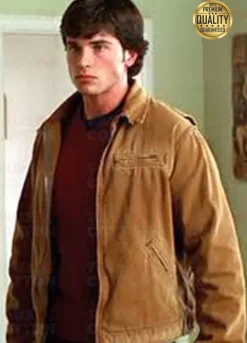Smallville Tom Welling Brown Leather Jacket