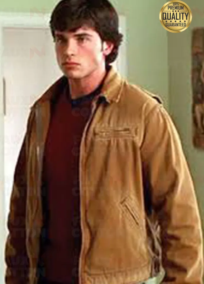 Smallville Tom Welling Brown Leather Jacket
