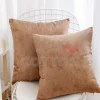 Snake Skin Brown Pillow Covers 18x18 Inch