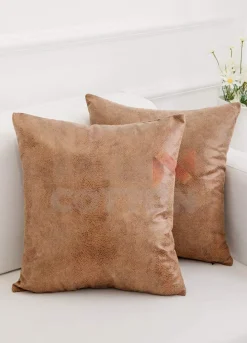 Snake Skin Brown Pillow Covers 18x18 Inch