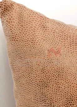 Snake Skin Brown Pillow Covers 18x18 Inch