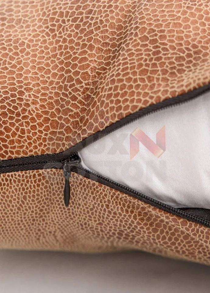 Snake Skin Brown Pillow Covers 18x18 Inch