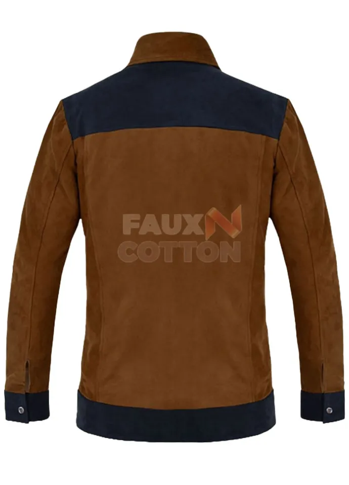 Soft Caramel Brown Cristiano Ronaldo Suede Jacket