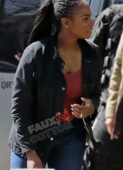 Sonic the Hedgehog 2 (Maddie) Tika Sumpter Black Cotton Jacket