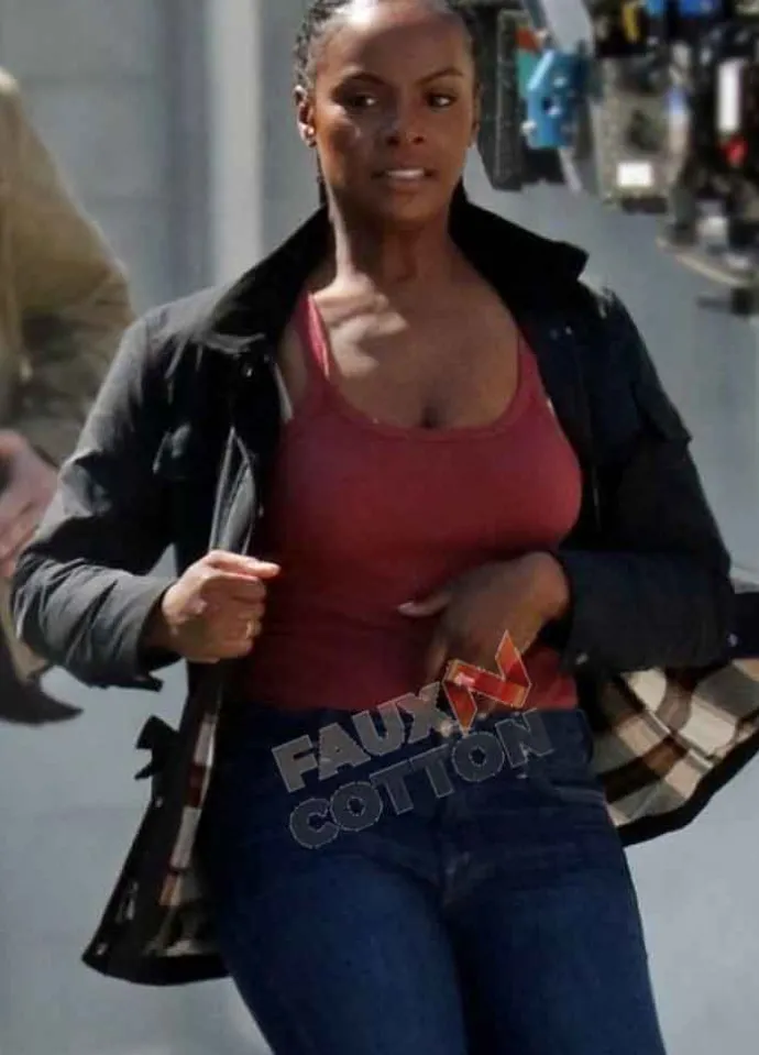 Sonic the Hedgehog 2 (Maddie) Tika Sumpter Black Cotton Jacket