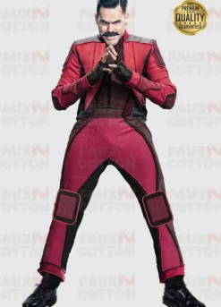 Sonic The Hedgehog Jim Carrey Red Costume