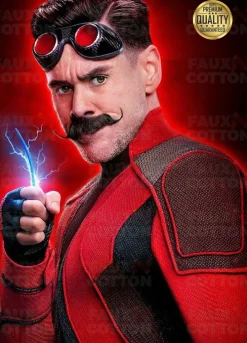 Sonic The Hedgehog Jim Carrey Red Costume