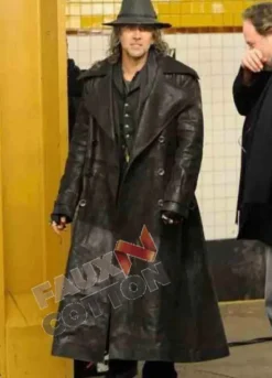 Sorcerer's Apprentice Nicolas Cage (Balthazar) Black Leather Coat