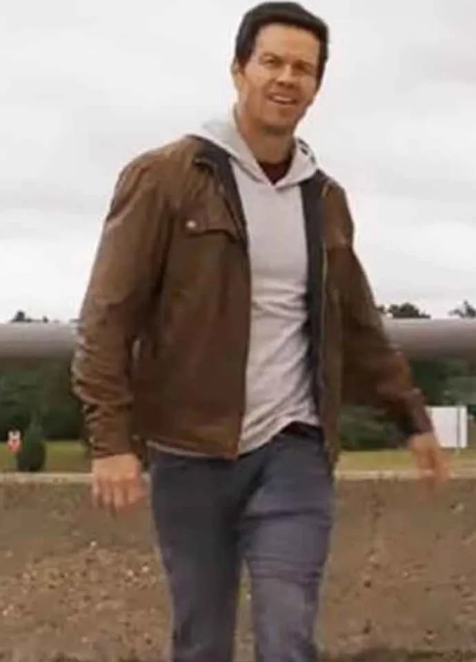 SPENSER CONFIDENTIAL (SPENSER) MARK WAHLBERG LEATHER JACKET