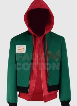SPIDER MAN INTO THE SPIDER VERSE UNISEX GREEN COSTUME JACKET