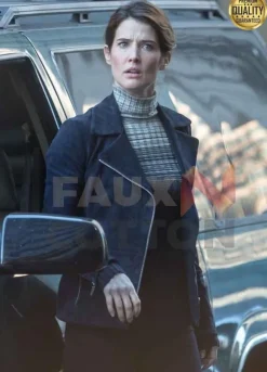 Spiderman Far From Home Maria Hill Black Leather Jacket