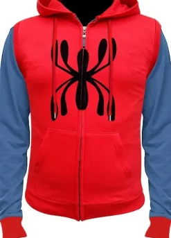SPIDERMAN HOMECOMING RED FLEECE HOODIE