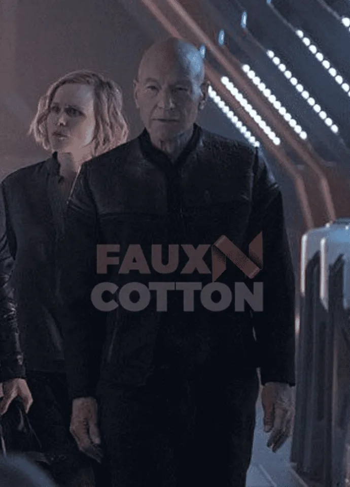 Star Trek Picard Patrick Stewart 2019 Leather Jacket