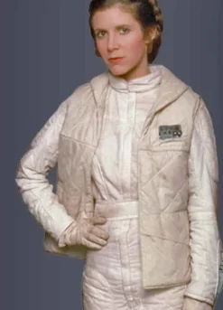 STAR WARS (LEIA ORGANA) CARRIE FISHER PRINCESS LEIA HOTH LEATHER VEST