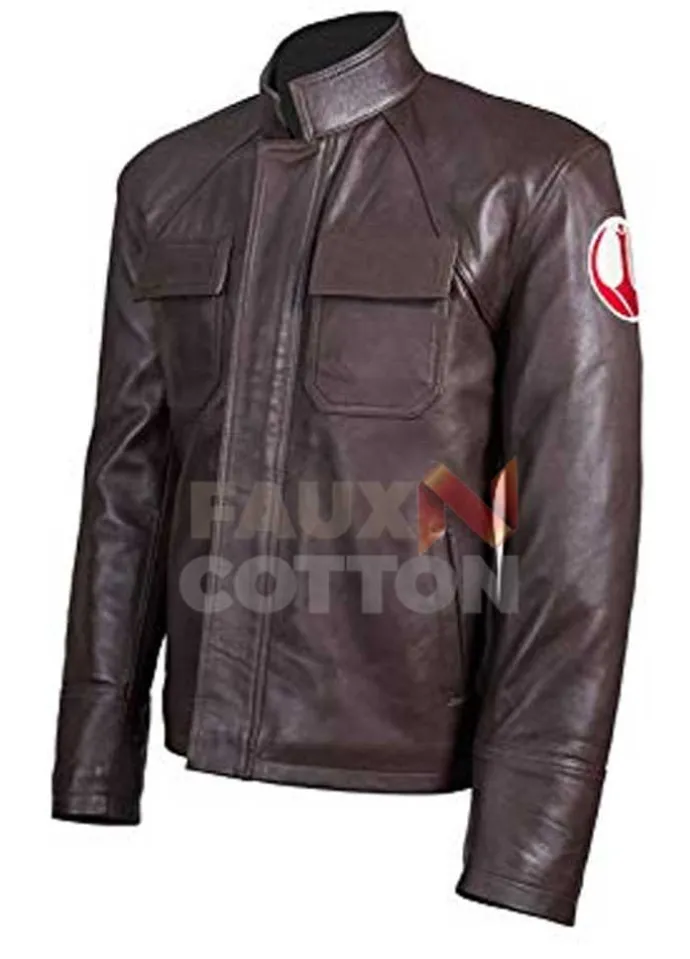 Star Wars The Last Jedi Oscar Isaac Leather Jacket