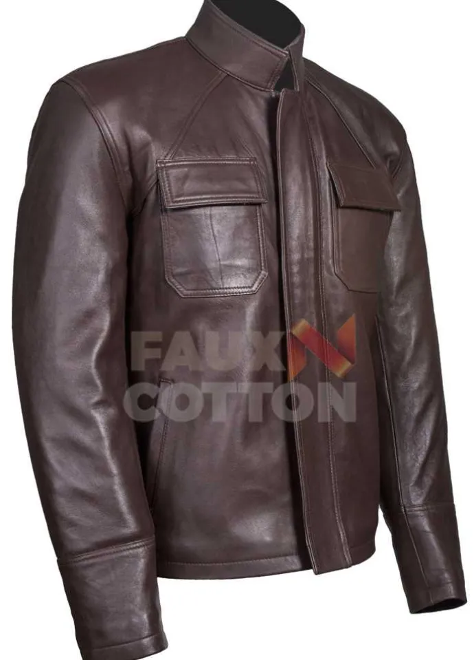Star Wars The Last Jedi Oscar Isaac Leather Jacket