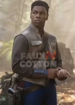 Star Wars The Rise of Skywalker John Boyega Leather Vest