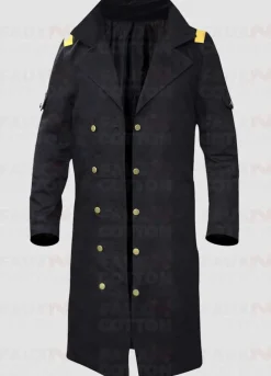 Steampunk Gothic Men's Double Breasted Costume Coat