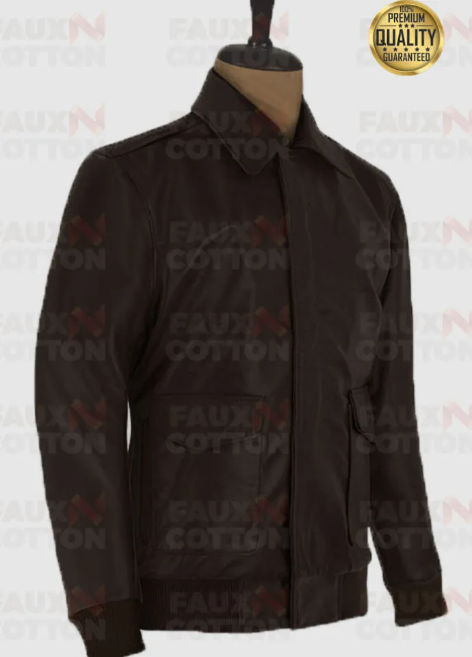 Steve Carell Welcome to Marwen Leather Bomber Jacket