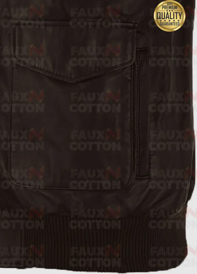 Steve Carell Welcome to Marwen Leather Bomber Jacket