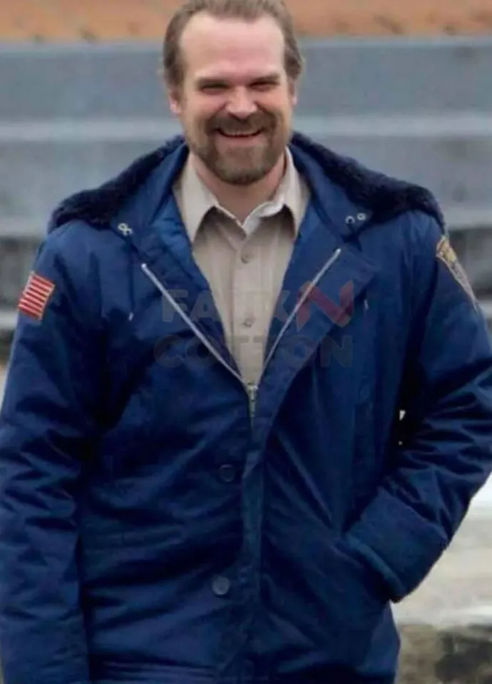 Stranger Things David Harbour (Jim Hopper) Jacket