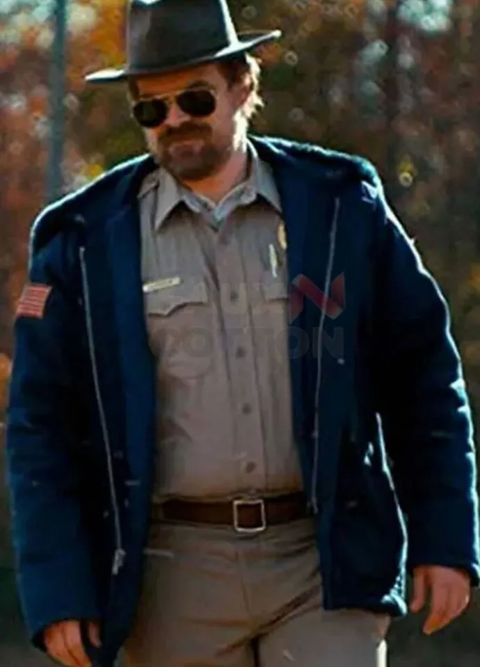 Stranger Things David Harbour (Jim Hopper) Jacket