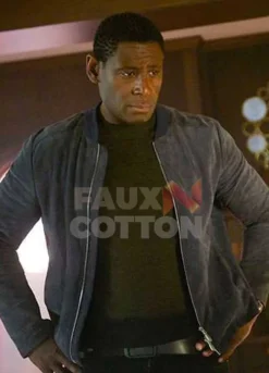 Supergirl David Harewood Suede Jacket