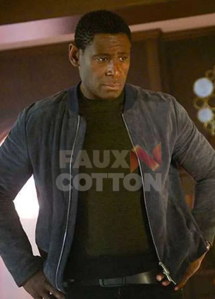 Supergirl David Harewood Suede Jacket