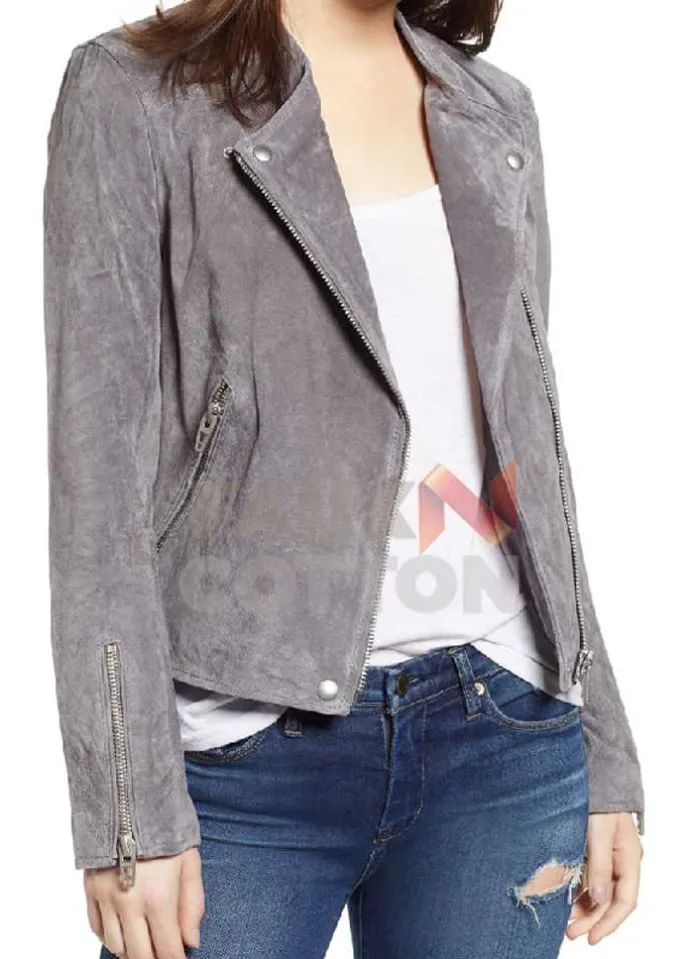 Supergirl Nicole Maines Suede Jacket