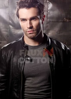 Supergirl Sam Witwer Leather Jacket