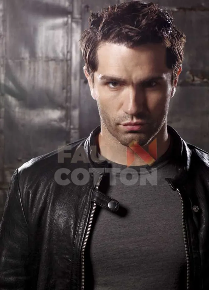 Supergirl Sam Witwer Leather Jacket