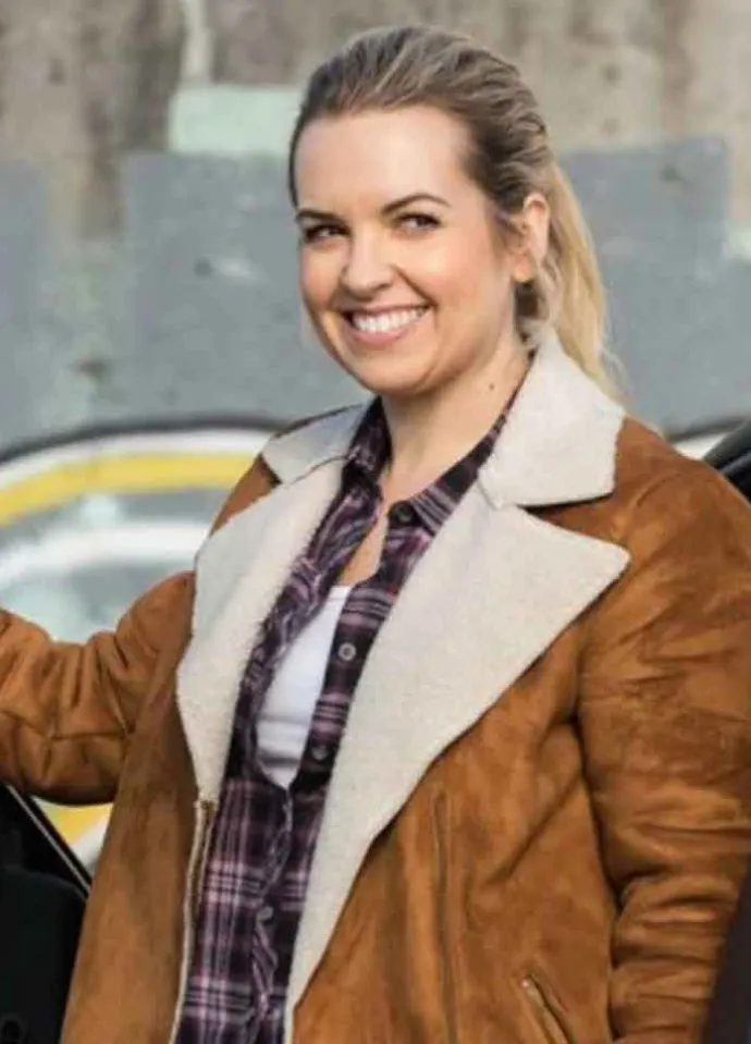 SUPERNATURAL (DONNA HANSCUM) BRIANA BUCKMASTER SUEDE JACKET