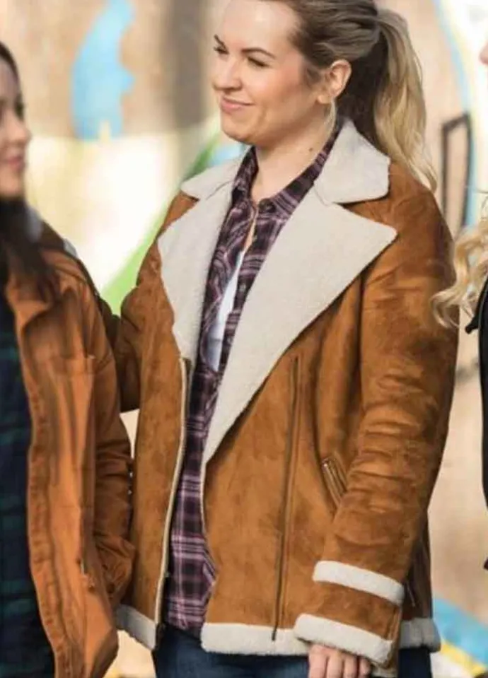 SUPERNATURAL (DONNA HANSCUM) BRIANA BUCKMASTER SUEDE JACKET