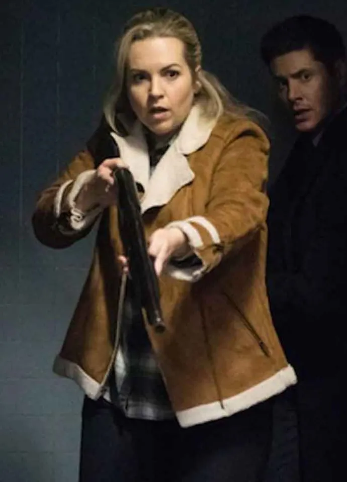 SUPERNATURAL (DONNA HANSCUM) BRIANA BUCKMASTER SUEDE JACKET