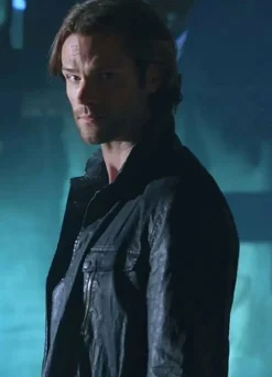 Supernatural Jared Padalecki Black Leather Jacket