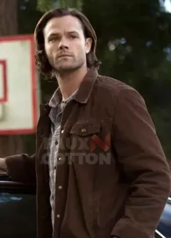 Supernatural Jared Padalecki Brown Suede Jacket