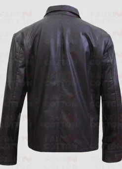 Supernatural Jensen Ackles Season 7 Brown Leather Jacket