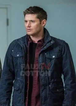 Supernatural Jensen Ackles Blue Cotton Jacket