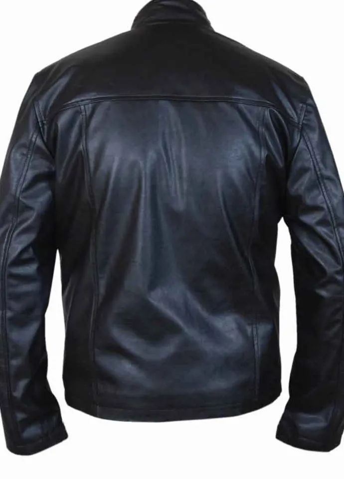 T5 TERMINATOR GENISYS (GUARDIAN) ARNOLD SCHWARZENEGGER LEATHER JACKET