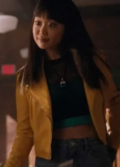 Take Two (Monica) Alice Lee Yellow Leather Jacket