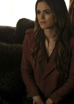 Take Two Sam Swift ( Rachel Bilson ) Suede Leather Jacket