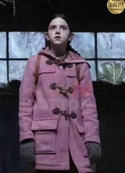Tales From The Loop Young Girl Pink Wool Coat