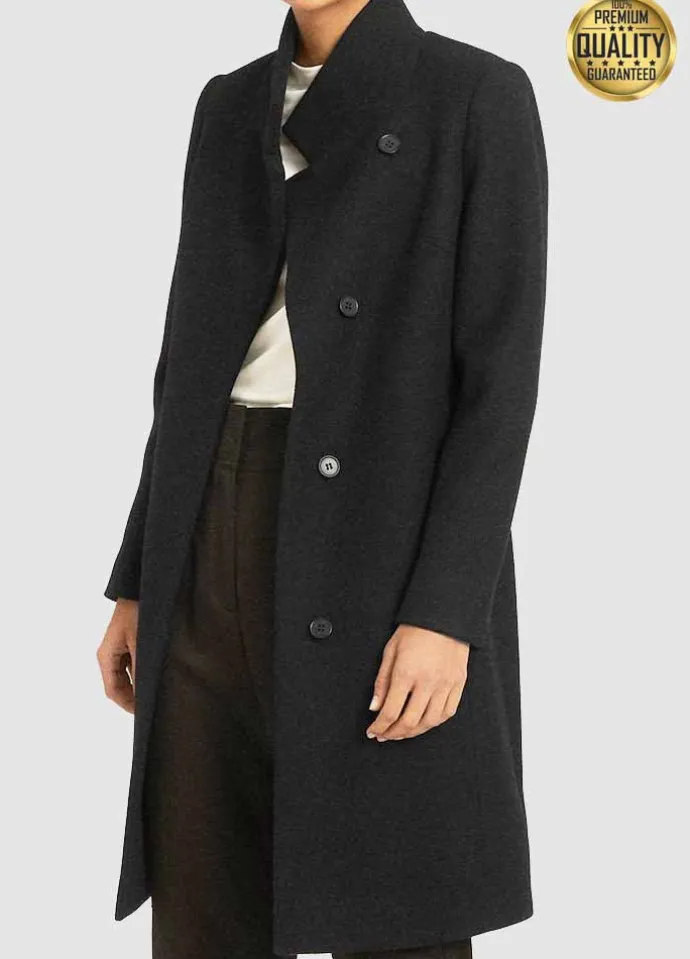 Tea Leoni Tower Heist Black Trench Coat