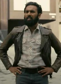 TENET (MAHIR) HIMESH PATEL LEATHER JACKET