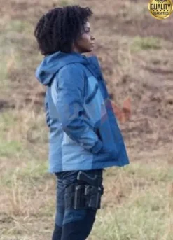 Teyonah Parris WandaVision Blue Cotton Jacket