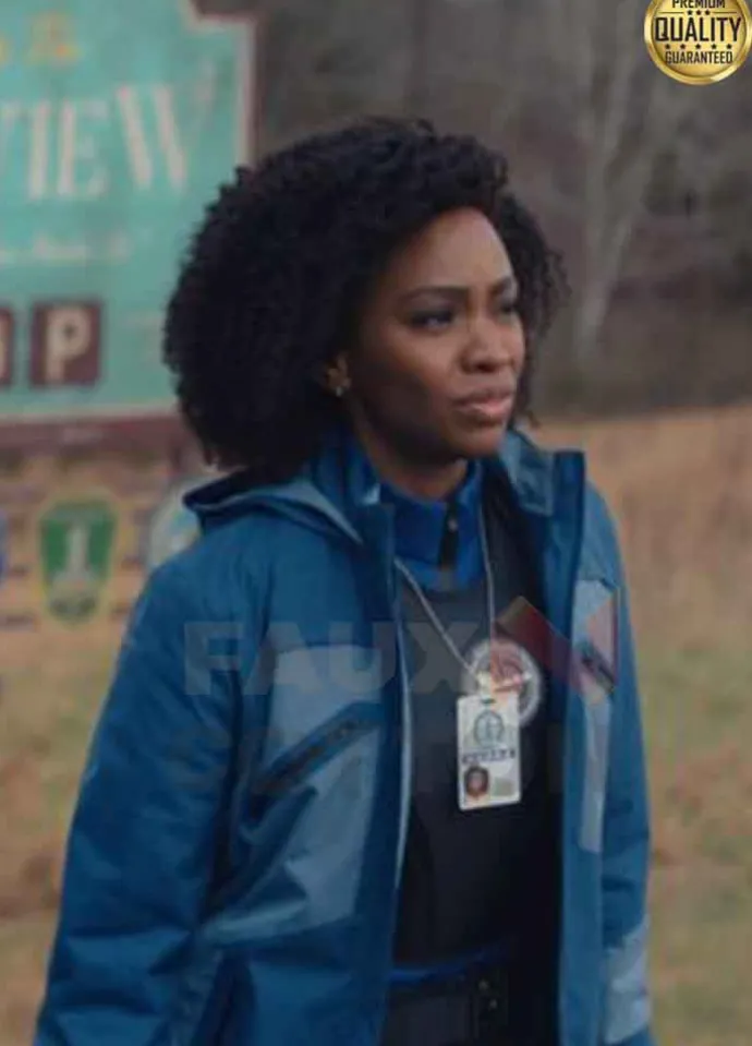 Teyonah Parris WandaVision Blue Cotton Jacket