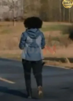 Teyonah Parris WandaVision Blue Cotton Jacket
