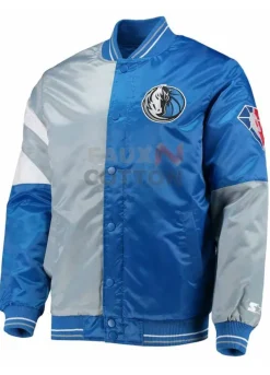 75th Anniversary Leader Dallas Mavericks Satin Color Block Jacket