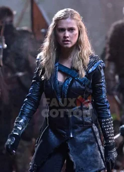 The 100 Eliza Taylor Leather Coat