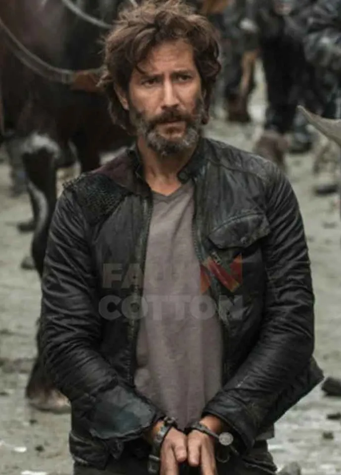 The 100 Henry Ian Cusick Leather Jacket